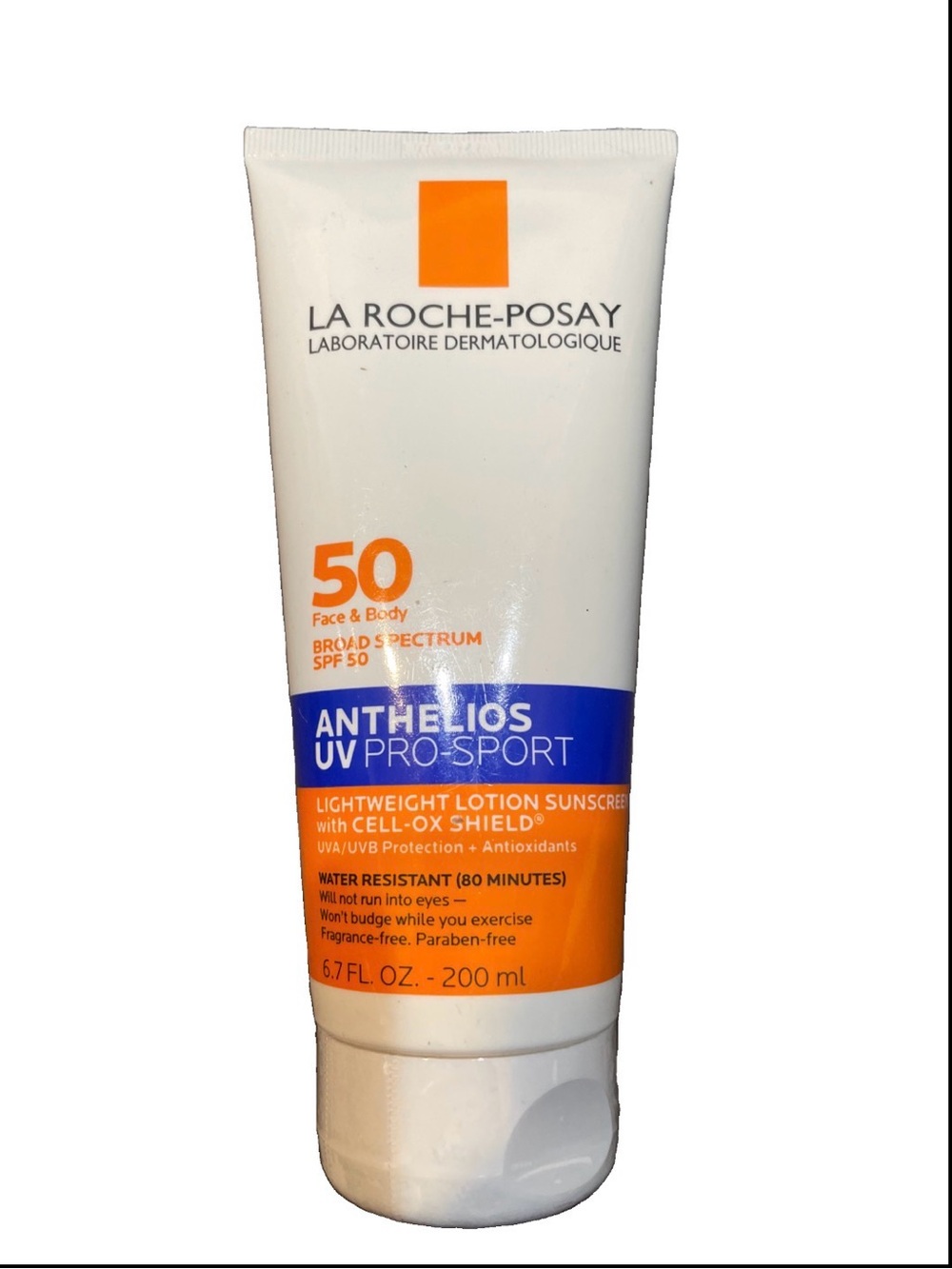 Anthelios UV Pro-Sport SPF 50 Lightweight Lotion - White/Orange/Blue